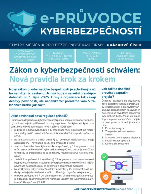 e-PRŮVODCE KYBERBEZPEČNOSTÍ