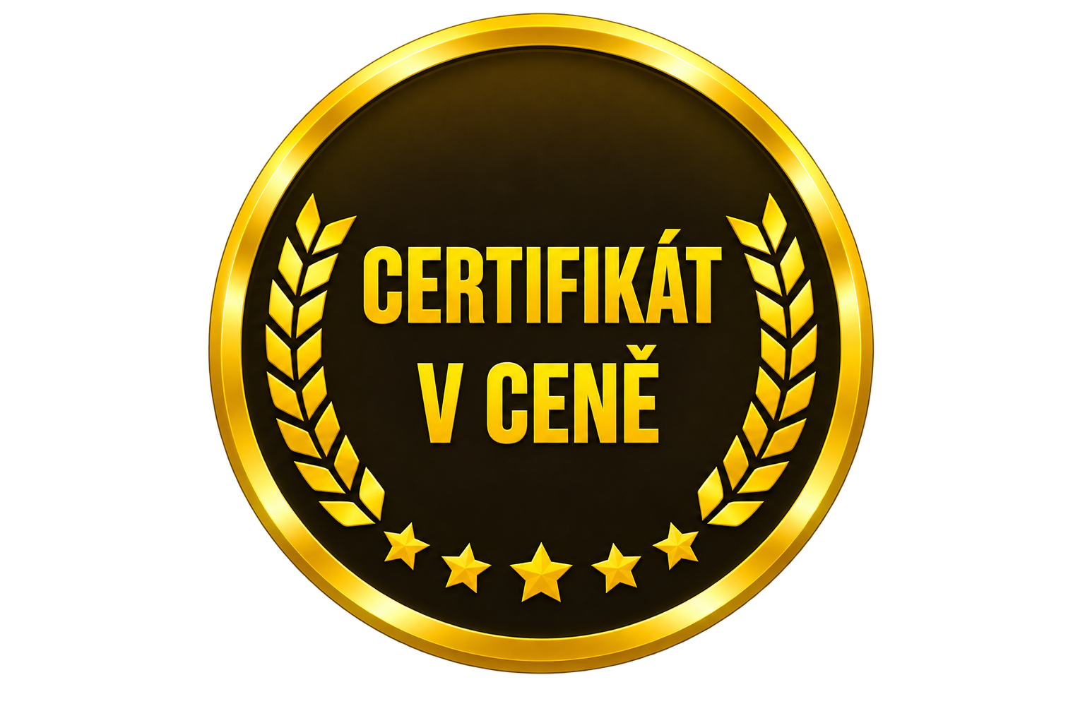 CERTIFIKÁT V CENĚ
